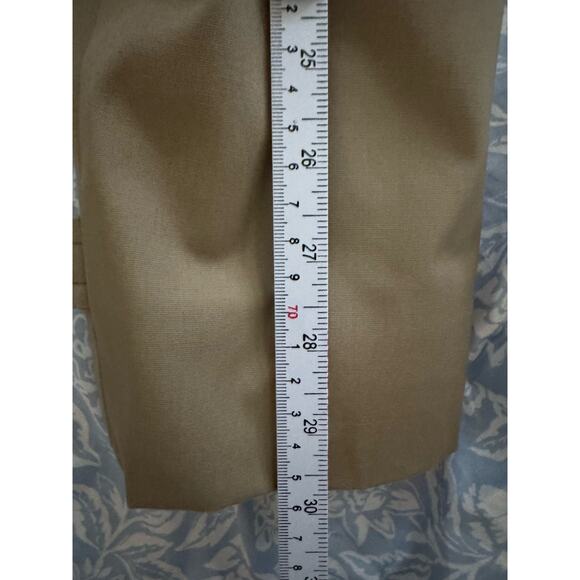 London Fog Coat 40L Tan Maincoat Weatherwear Trench Double Breasted Button - Picture 11 of 14